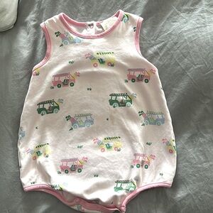 TBBC Golf Cart print bubble - 2t